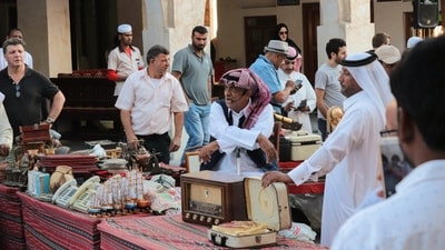 Souq Waqif: In the busy marketplace of Qatar, travellers can explore the small local pathways to find souvenirs and collectibles to carry back home. The market is within walking distance from The Museum of Islamic Art and has several cafes and child playgrounds for good family time. The traditionally built breezy locales oversee the new- age skyline in the backdrop. One must visit this marketplace if they like street shophopping. (Unsplash/Asim Z Kodappana) Souq Waqif: In the busy marketplace of Qatar, travellers can explore the small local pathways to find souvenirs and collectibles to carry back home. The market is within walking distance from The Museum of Islamic Art and has several cafes and child playgrounds for good family time. The traditionally built breezy locales oversee the new- age skyline in the backdrop. One must visit this marketplace if they like street shophopping. (Unsplash/Asim Z Kodappana)