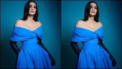 Her stunning gown is from the shelves of luxury fashion brand Alexander McQueen and comes with a whopping price tag of <span class='webrupee'>₹</span>2.91 lakh. While her styling was expertly done by her fashion stylist sister Rhea Kapoor. (Instagram/@sonamkapoor) Her stunning gown is from the shelves of luxury fashion brand Alexander McQueen and comes with a whopping price tag of <span class='webrupee'>₹</span>2.91 lakh. While her styling was expertly done by her fashion stylist sister Rhea Kapoor. (Instagram/@sonamkapoor)