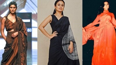 Functional and utility sarees are having a moment Functional and utility sarees are having a moment
