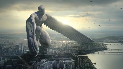 Representative image of an Angel being a guardian angel to the city. (Pixabay)