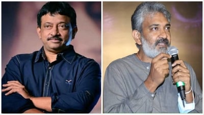 Ram Gopal Varma reacts to SS Rajamouli's praise. Ram Gopal Varma reacts to SS Rajamouli's praise.