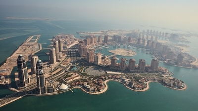 The Pearl-Qatar: A celebrated man-made attraction, The Pearl-Qatar offers a view of skyscraping towers, hotels, nearby attractions and yachts by the bay. Offering a plush shopping experience, The Pearl has a range of quality lifestyle stores and showrooms. (Unsplash/Visit Qatar) The Pearl-Qatar: A celebrated man-made attraction, The Pearl-Qatar offers a view of skyscraping towers, hotels, nearby attractions and yachts by the bay. Offering a plush shopping experience, The Pearl has a range of quality lifestyle stores and showrooms. (Unsplash/Visit Qatar)