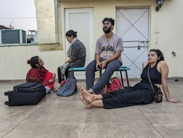 Directed by Neel Sengupta, the play Exit Wounds will be staged as part of the Sanhita Manch Theatre Festival '23. Directed by Neel Sengupta, the play Exit Wounds will be staged as part of the Sanhita Manch Theatre Festival '23.