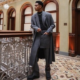 Keith Powers looks sharp in Givenchy. Keith Powers looks sharp in Givenchy.