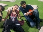 Akshara, Shruti Haasan and Adivi Sesh at 50 Cent concert