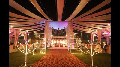 A wedding lawn in Lucknow (Sourced)