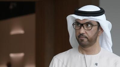 COP28 President Sultan al-Jaber walks through the venue ahead of the COP28 U.N. Climate Summit, Wednesday, Nov. 29, 2023, in Dubai, United Arab Emirates. (AP Photo/Peter Dejong) (AP) COP28 President Sultan al-Jaber walks through the venue ahead of the COP28 U.N. Climate Summit, Wednesday, Nov. 29, 2023, in Dubai, United Arab Emirates. (AP Photo/Peter Dejong) (AP)