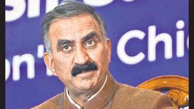 HP chief minister Sukhvinder Singh Sukhu (HT File)