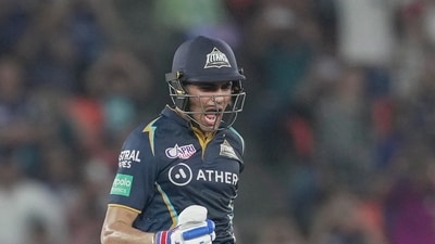 IPL 2023: Shubman Gill for GT. (PTI) IPL 2023: Shubman Gill for GT. (PTI)