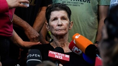 Yocheved Lifshitz, 85, who was among those abducted by Hamas on October 7.