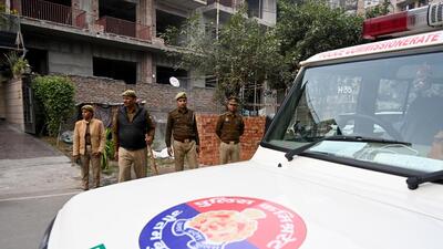 Police said while the family has made no formal request in writing, local police have deployed two personnel outside deployed outside the Yadav residence in Sector 51, in light of the incident and to maintain law and order in the area. (Sunil Ghosh/HT Photo) Police said while the family has made no formal request in writing, local police have deployed two personnel outside deployed outside the Yadav residence in Sector 51, in light of the incident and to maintain law and order in the area. (Sunil Ghosh/HT Photo)