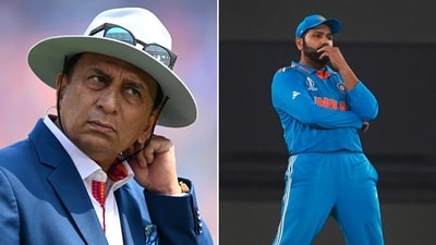 Sunil Gavaskar (L) has his say on India's defeat in the World Cup final (Getty/PTI)
