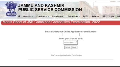 Steps to download JKPSC CCE 2023 mark sheet Steps to download JKPSC CCE 2023 mark sheet