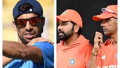 Ashish Nehra, Rohit Sharma and Rahul Dravid Ashish Nehra, Rohit Sharma and Rahul Dravid