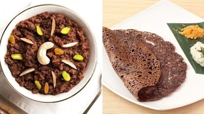 Ragi is quite high in calcium content (350 mg), which makes it a wonder food for women. (Ragi desserts, Pinterest) Ragi is quite high in calcium content (350 mg), which makes it a wonder food for women. (Ragi desserts, Pinterest)