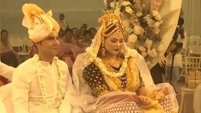 Randeep Hooda and Lin Laishram tied the knot in Imphal. Randeep Hooda and Lin Laishram tied the knot in Imphal.