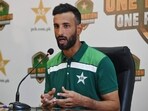 Pakistan Test captain Shan Masood speaks during a press conference Pakistan Test captain Shan Masood speaks during a press conference