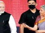 A file photo of Prime Minister Narendra Modi with Union finance minister Nirmala Sitharaman.
