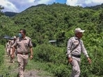 Police patrol in Manipur. (AFP/Representative) Police patrol in Manipur. (AFP/Representative)