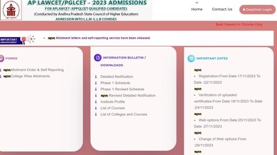 AP LAWCET, PGLCET Allotment Result 2023 Announced AP LAWCET, PGLCET Allotment Result 2023 Announced