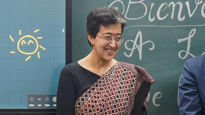 Atishi (HT Photo) Atishi (HT Photo)