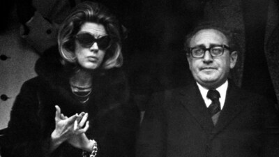 Henry Kissinger got married for the second time to Nancy Maginnes on March 30, 1974, in Arlington, Virginia. They crossed paths during her time as a student at Harvard, where he served as a professor.&nbsp;&nbsp; (AFP)
