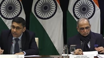 Ministry of external affairs spokesperson Arindam Bagchi speaking on Thursday.