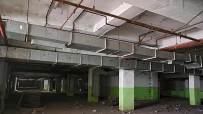 New Delhi, India - August 02, 2023: A view of the multilevel parking at Bhogal, Jangpura in New Delhi, India, on Wednesday, August 02, 2023. (Photo by Sanchit Khanna/ Hindustan Times) New Delhi, India - August 02, 2023: A view of the multilevel parking at Bhogal, Jangpura in New Delhi, India, on Wednesday, August 02, 2023. (Photo by Sanchit Khanna/ Hindustan Times)