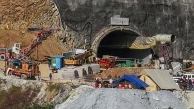 Silkyara-Barkot tunnel site in Uttarkashi (File Photo) Silkyara-Barkot tunnel site in Uttarkashi (File Photo)