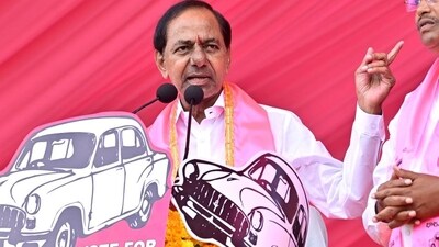Telangana exit poll 2023: CM K Chandrashekar Rao may lose his seat to Congress, as per early predictions. (HT_PRINT) Telangana exit poll 2023: CM K Chandrashekar Rao may lose his seat to Congress, as per early predictions. (HT_PRINT)