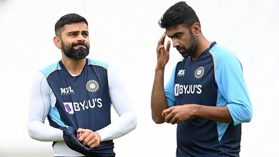 Ravichandran Ashwin (R) says his journey is different to Virat Kohli's (Getty) Ravichandran Ashwin (R) says his journey is different to Virat Kohli's (Getty)
