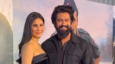 Katrina Kaif and Vicky Kaushal at the screening of Sam Bahadur Katrina Kaif and Vicky Kaushal at the screening of Sam Bahadur