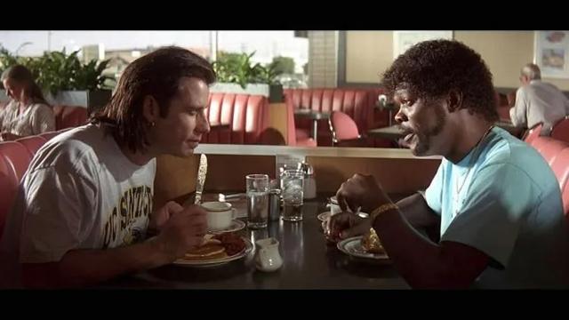 The diner scene from Pulp Fiction (Film still)