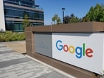 Picture from outside a Google office near the company's headquarters in Mountain View, California.