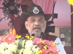 Union home minister Amit Shah at BSF's 59th Raising Day in Jharkhand on Friday. Union home minister Amit Shah at BSF's 59th Raising Day in Jharkhand on Friday.