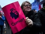 Everton's supporters protest over the club's 10-point punishment for breaching financial regulation Everton's supporters protest over the club's 10-point punishment for breaching financial regulation