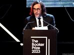 Paul Lynch received the Booker Prize during a ceremony at Old Billingsgate in central London	