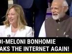 PM Modi Cracks Jokes With Italy's Meloni at COP28 Summit In Dubai PM Modi Cracks Jokes With Italy's Meloni at COP28 Summit In Dubai
