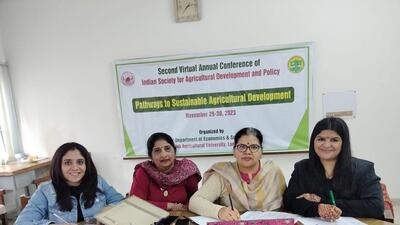 A two-day annual conference of the Indian Society for Agricultural Development and Policy (ISADP) concluded at Punjab Agricultural University (PAU). (HT Photo) A two-day annual conference of the Indian Society for Agricultural Development and Policy (ISADP) concluded at Punjab Agricultural University (PAU). (HT Photo)