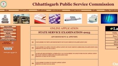 How to Apply for CGPSC State Service Examination 2023 How to Apply for CGPSC State Service Examination 2023