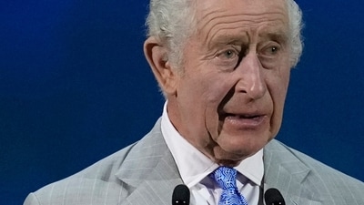 Britain's King Charles III speaks during an opening ceremony at the COP28 UN Climate Summit. (AP) Britain's King Charles III speaks during an opening ceremony at the COP28 UN Climate Summit. (AP)
