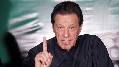 Pakistan's former Prime Minister Imran Khan. (REUTERS)