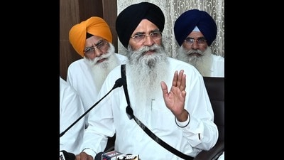 SGPC president Harjinder Singh Dhami (HT file)