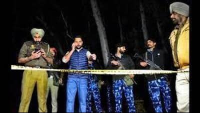 Two days after two gangsters, Sanjiv Kumar alias Sanju Bahman, and Shubham alias Gopi, were killed in an encounter in Ludhiana, the police found that the scooter used by them had fake number plates installed on it. The police found that the registration number originally belonged to a motorcycle. (HT File Photo)