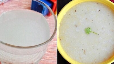 Rice gruel: Watery rice gruel which is basically rice cooked in about 4-8 times the water until mushy with salt and ginger powder. Can just drink the rice water if not hungry.&nbsp; (Pinterest)