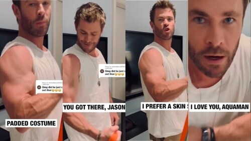 Responding to the clip, Chris shared a video on his TikTok account. Responding to the clip, Chris shared a video on his TikTok account.