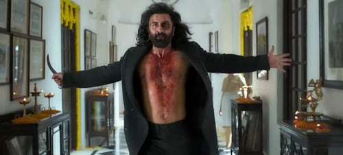 Animal movie review: Ranbir Kapoor in a still from the film. Animal movie review: Ranbir Kapoor in a still from the film.