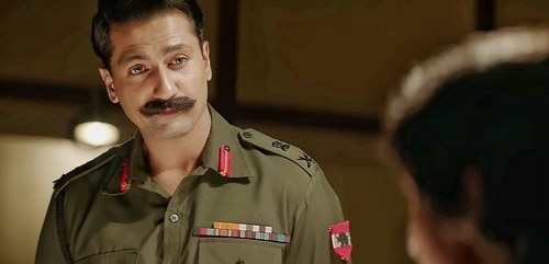 Vicky Kaushal as Sam Manekshaw in Meghna Gulzar's film. Vicky Kaushal as Sam Manekshaw in Meghna Gulzar's film.