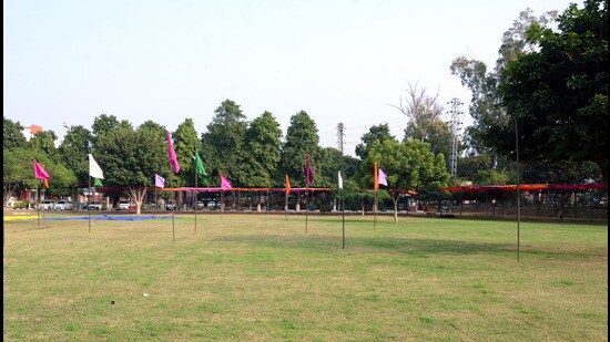 Guru Angad Dev Veterinary and Animal Sciences University, Ludhiana, is going to organize a ‘Dog Show and All Breeds Competition’ on December 3 on the university campus. (HT Photo)