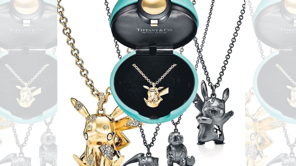 Tiffany's collection with Pokemon.